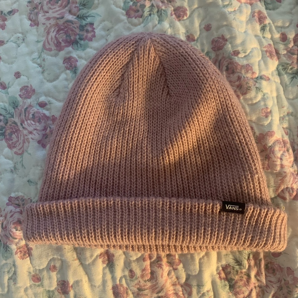 Vans Ribbed Knit Beanie - Light Pink 💗🛹